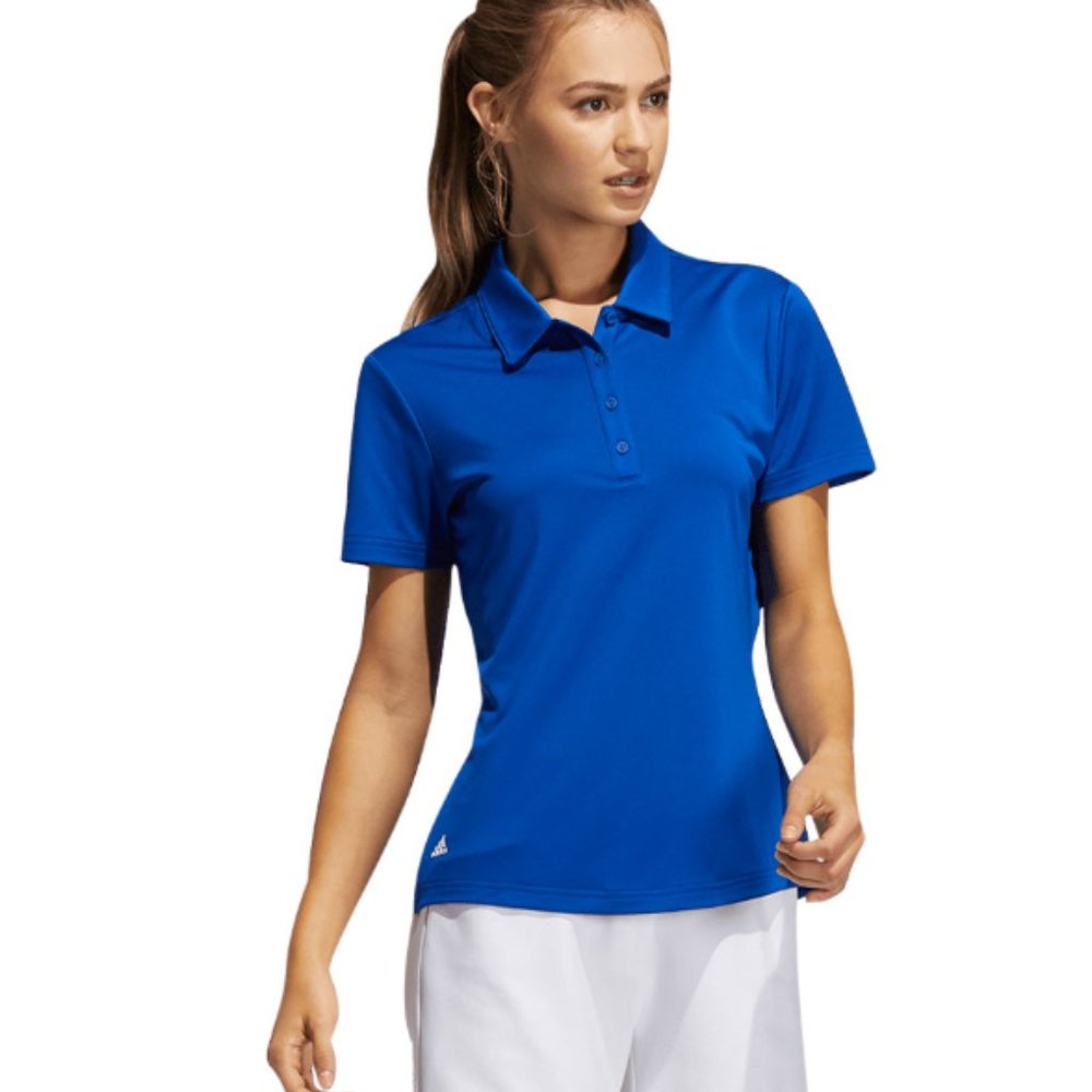 Adidas Women's Performance Golf Polo in Royal Cobalt Blue Size Small